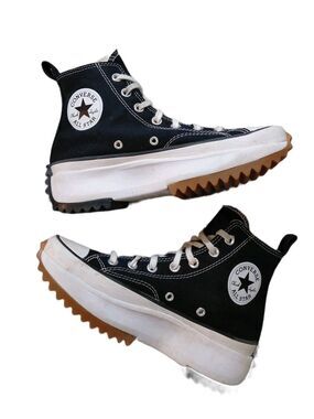 Converse Run Star Hike Blue Platform High Top Sneakers Size 7.5